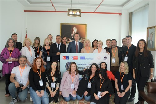 Erasmus Programı Kapsamında İlçemize Gelen Öğretmenler Kaymakamlığımızı Ziyaret Etti